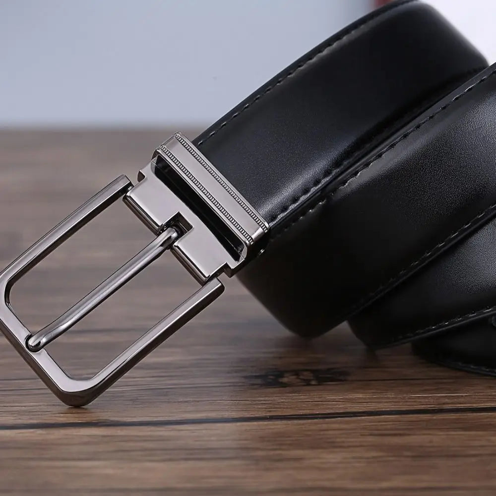 Premium Double-Sided Leather Belt for Men