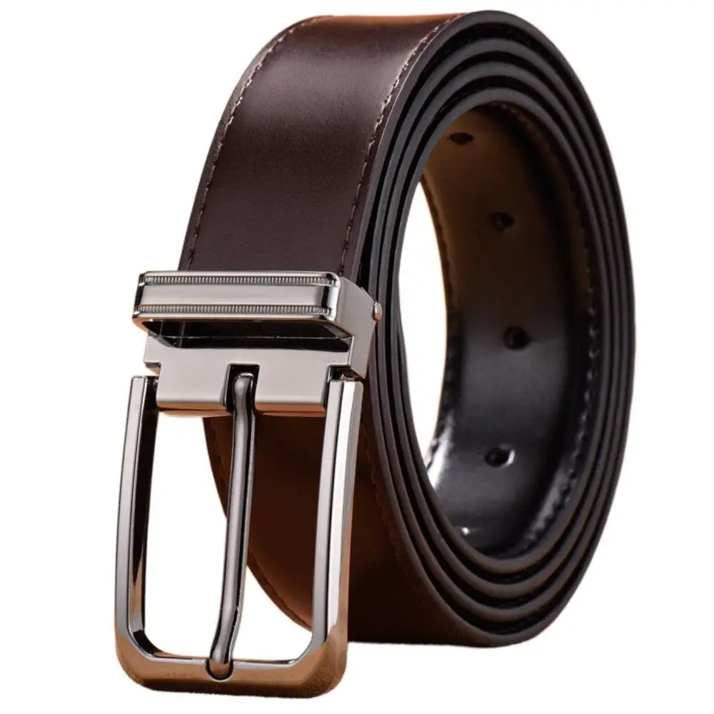 Premium Double-Sided Leather Belt for Men