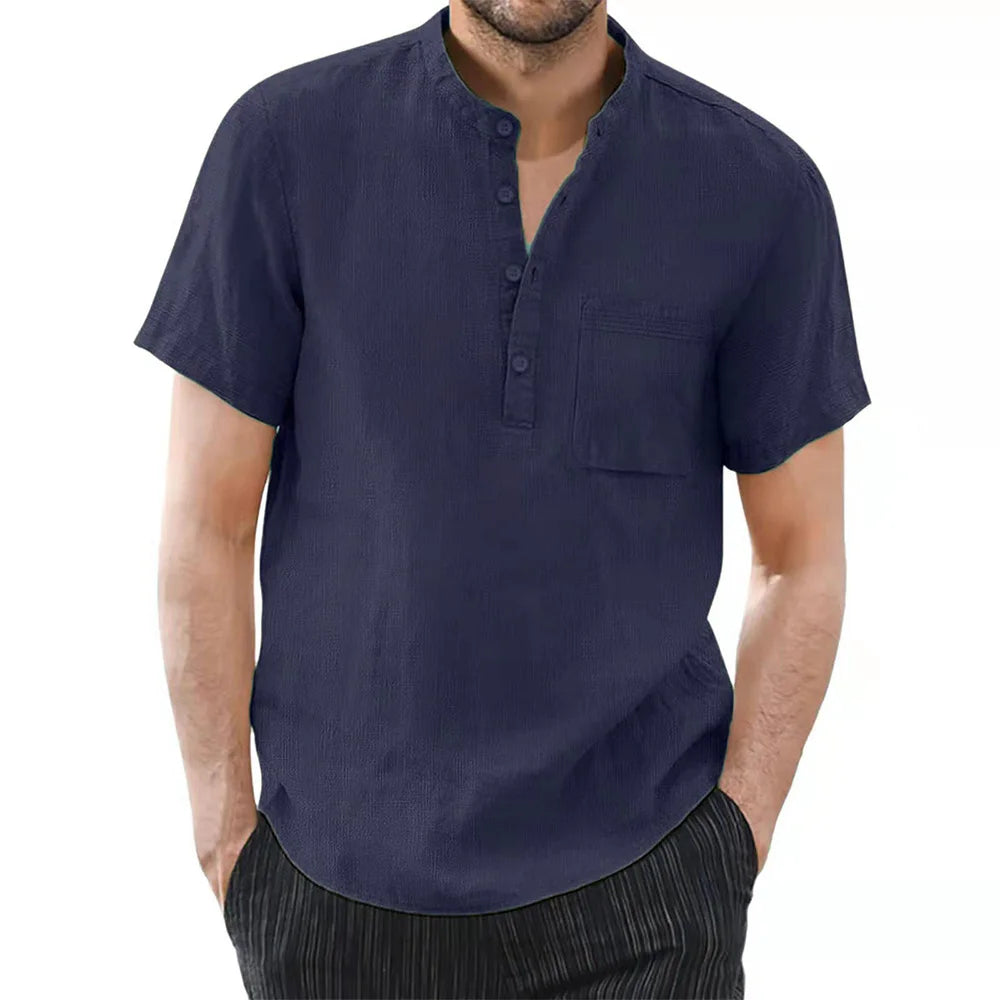 Men’s Cotton Linen T-Shirt