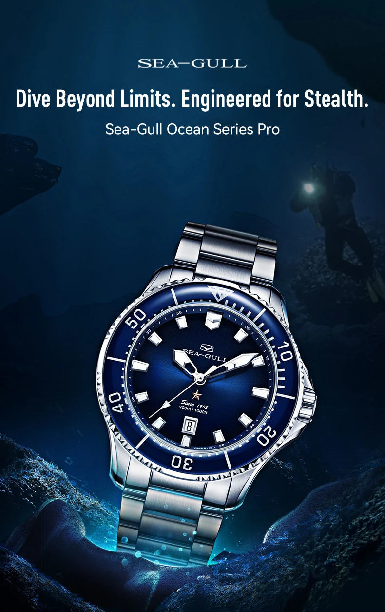 Ocean Series 40mm Automatic Diver’s Watch
