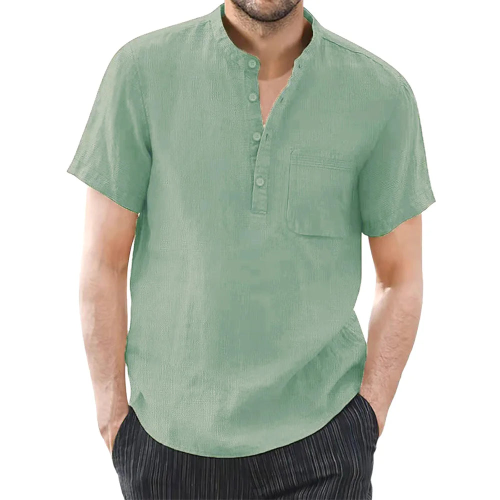 Men’s Cotton Linen T-Shirt