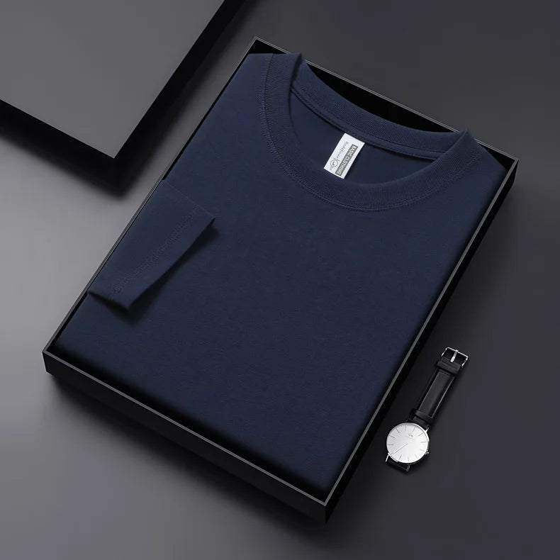 Men’s Cotton Long Sleeve T-Shirt