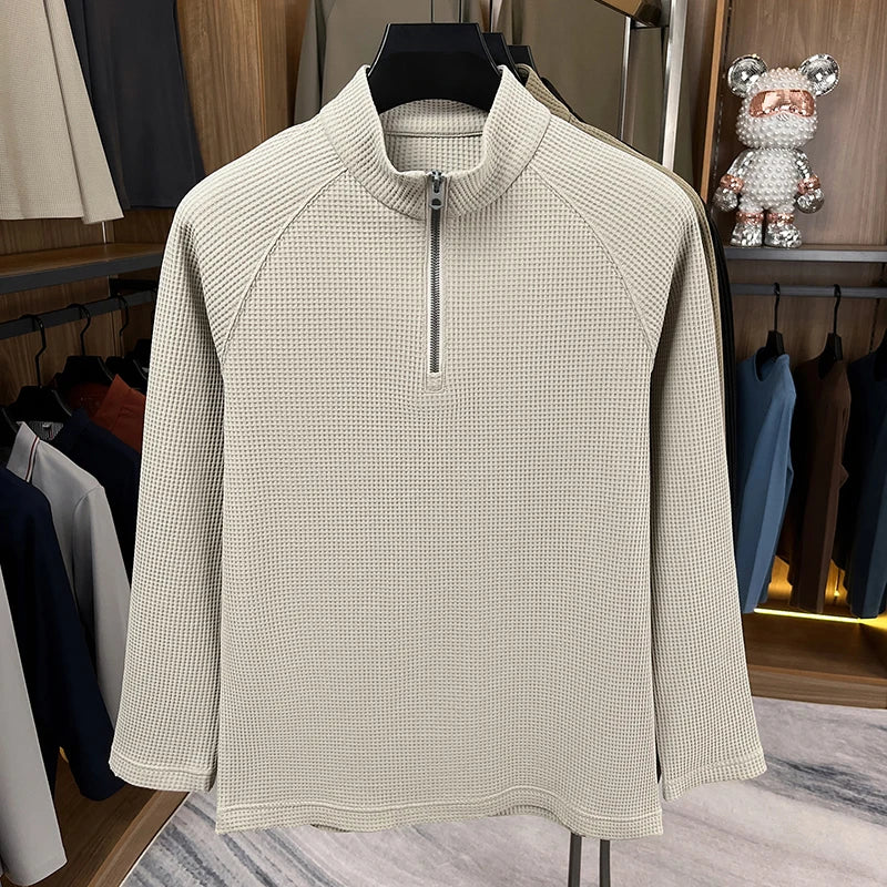 Classic Half-Zip Knit Sweater