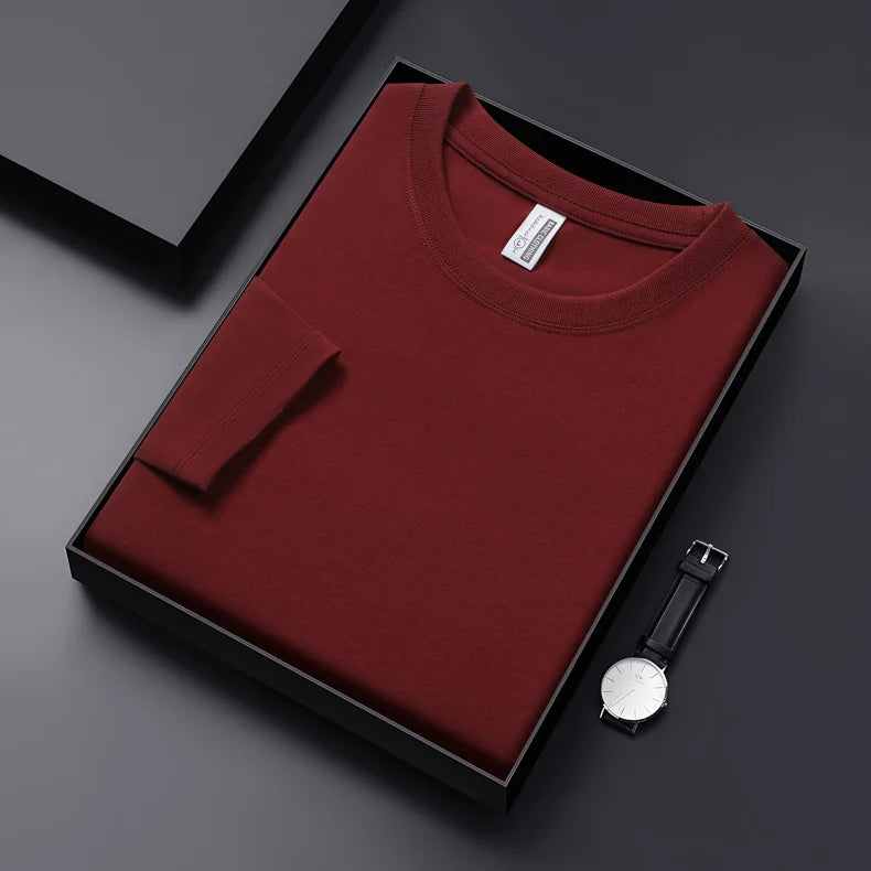 Men’s Cotton Long Sleeve T-Shirt
