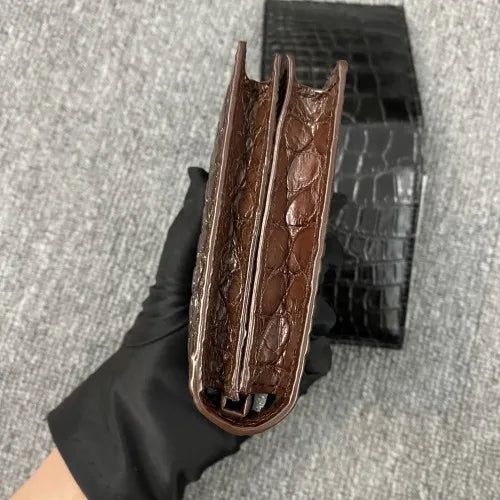 Men’s Full Crocodile Leather Wallet