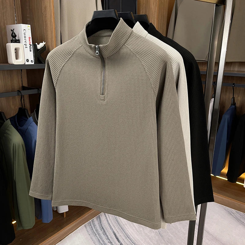 Classic Half-Zip Knit Sweater