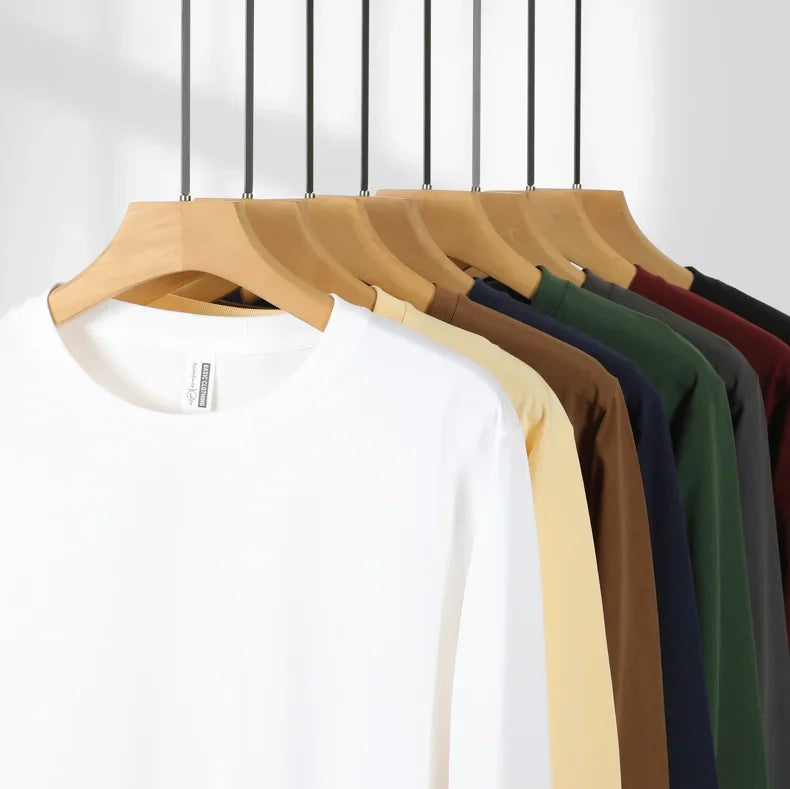 Men’s Cotton Long Sleeve T-Shirt