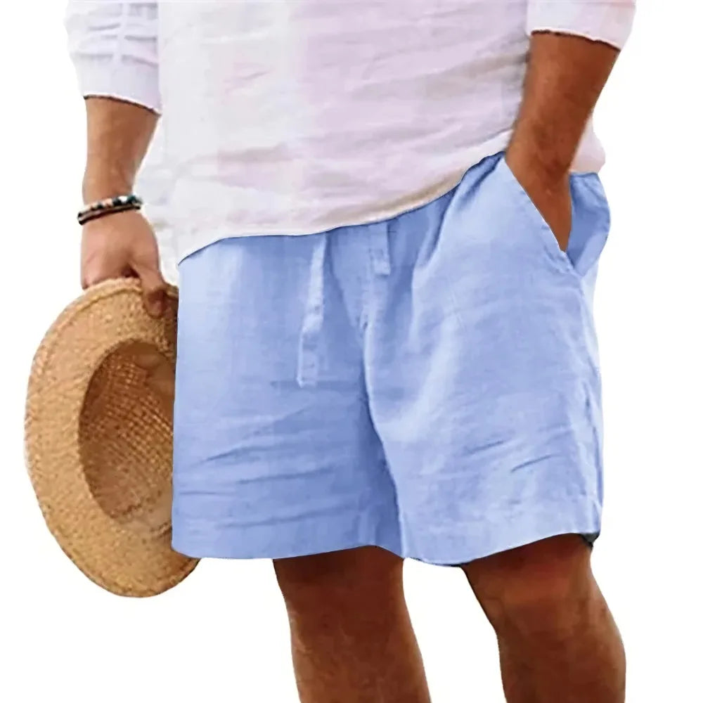 Men’s Cotton Linen Shorts