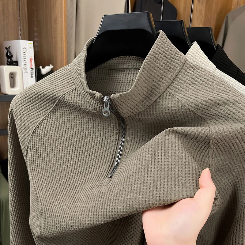 Classic Half-Zip Knit Sweater