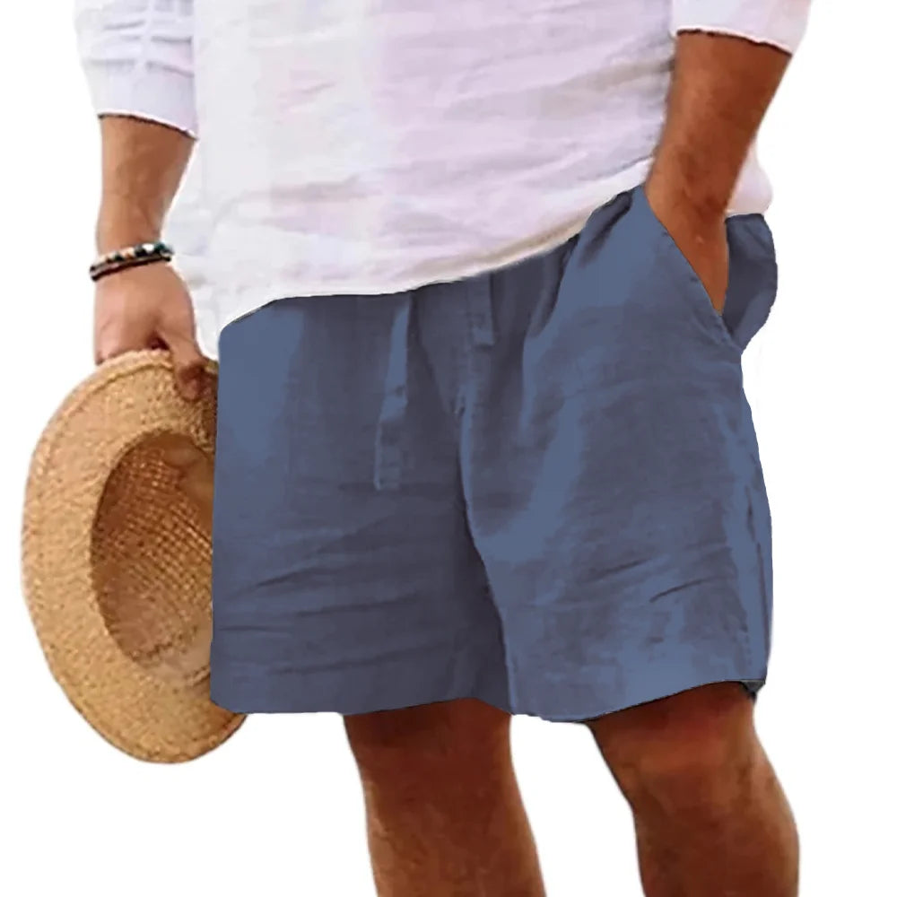 Men’s Cotton Linen Shorts