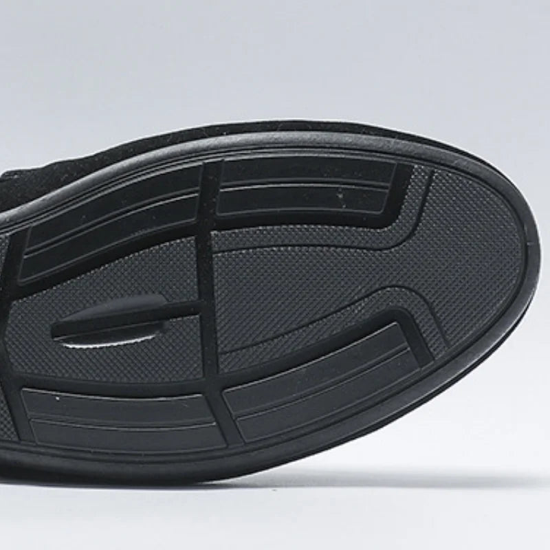 Men's pointy leather loafers