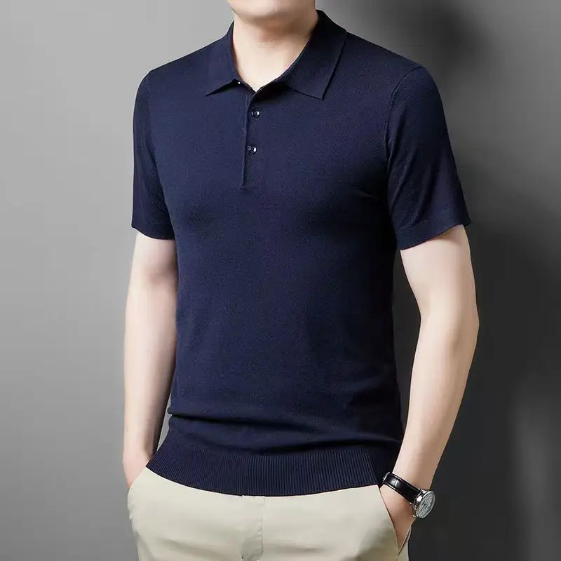 Merino Cashmere Polo Shirt