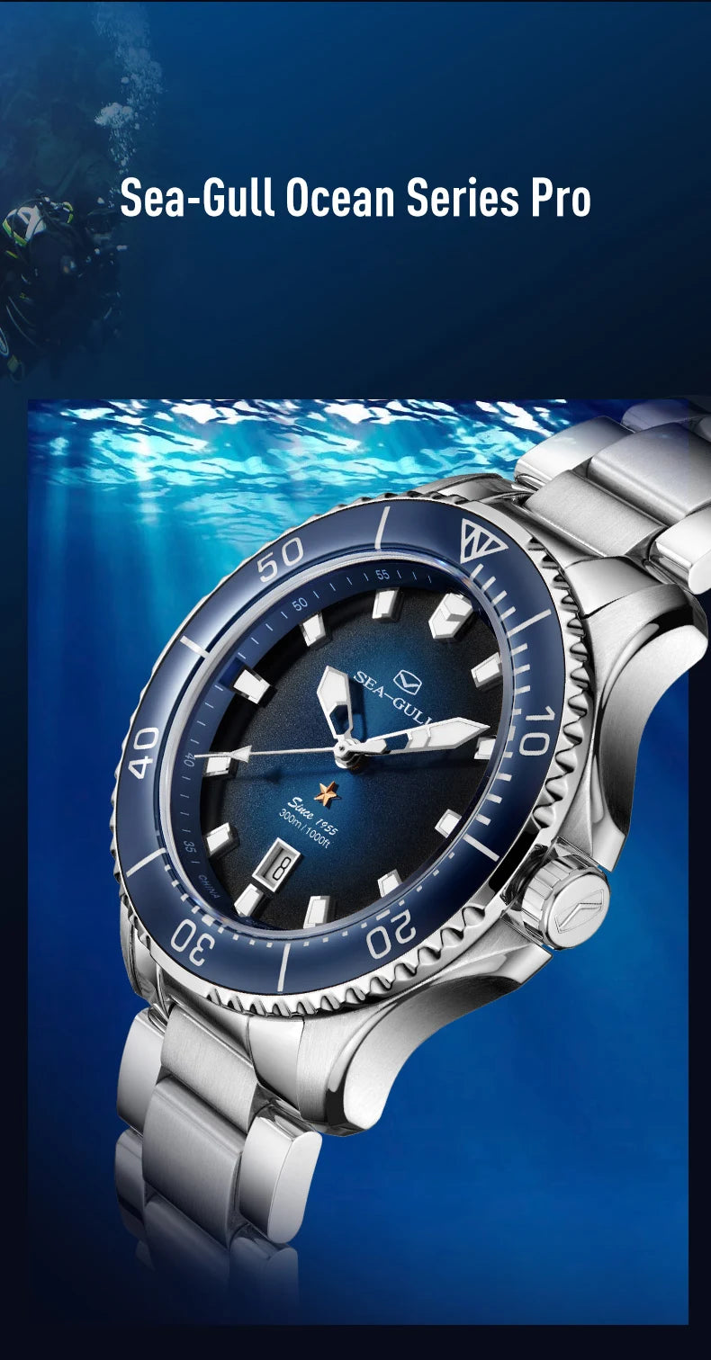 Ocean Series 40mm Automatic Diver’s Watch