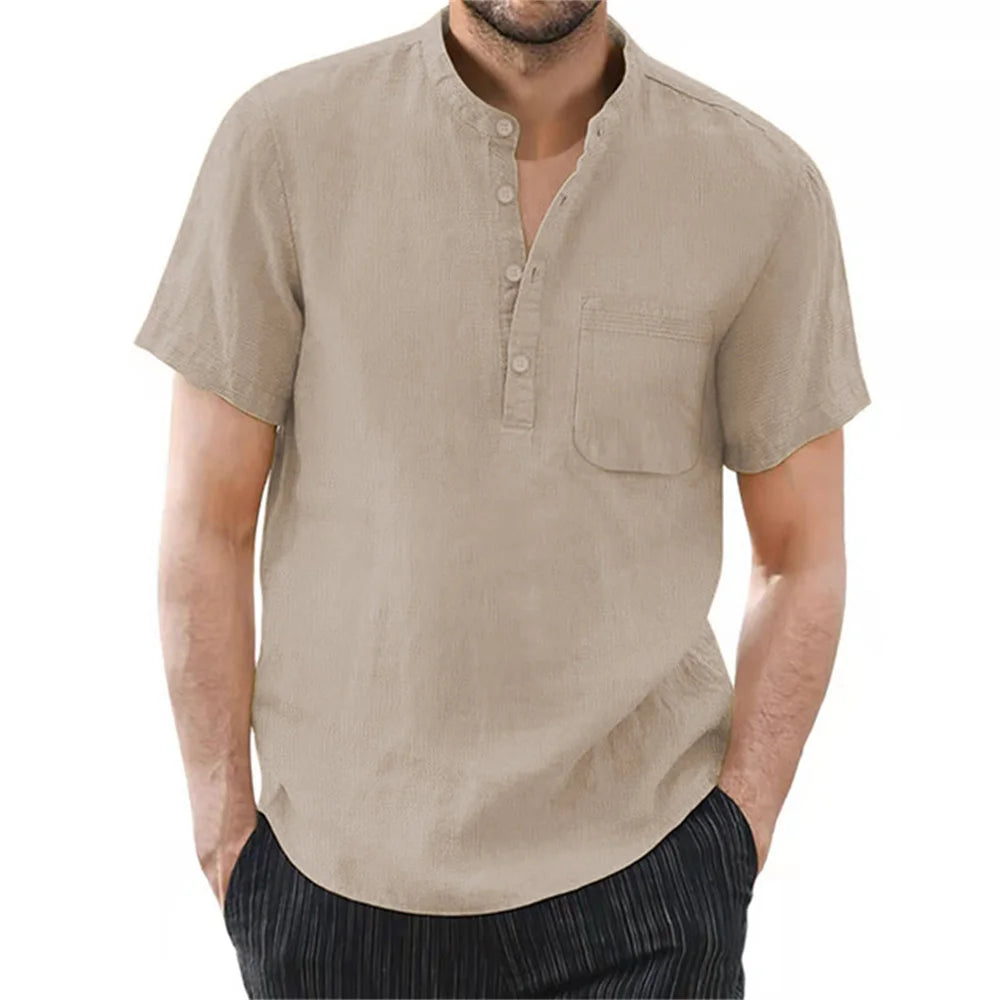 Men’s Cotton Linen T-Shirt