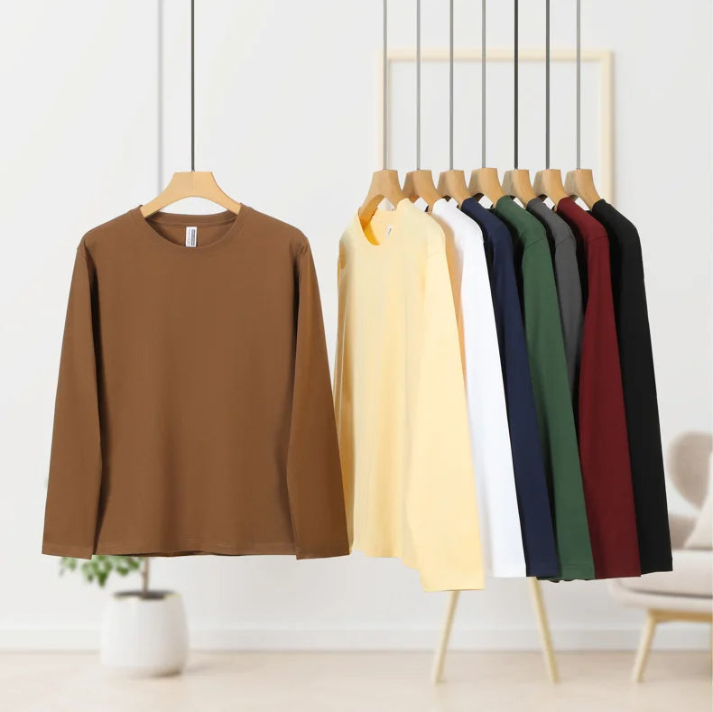 Men’s Cotton Long Sleeve T-Shirt