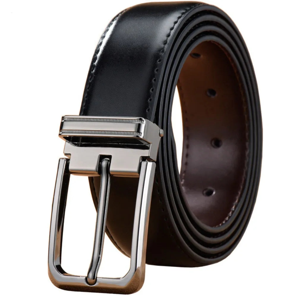Premium Double-Sided Leather Belt for Men