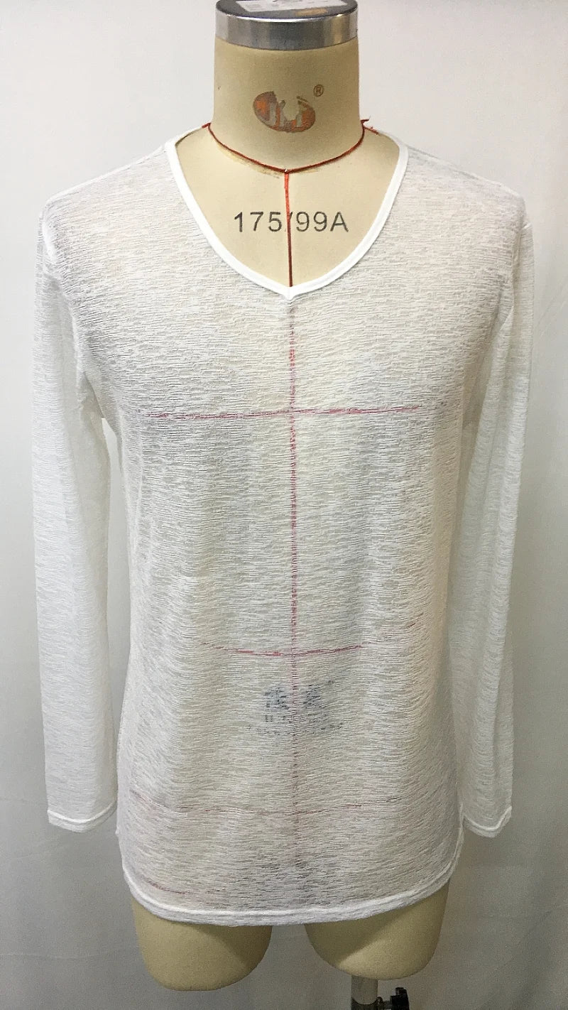 Men’s Long Sleeve Cotton T-Shirt