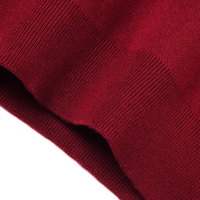 Men’s Knitted V-Neck Sweater Vest