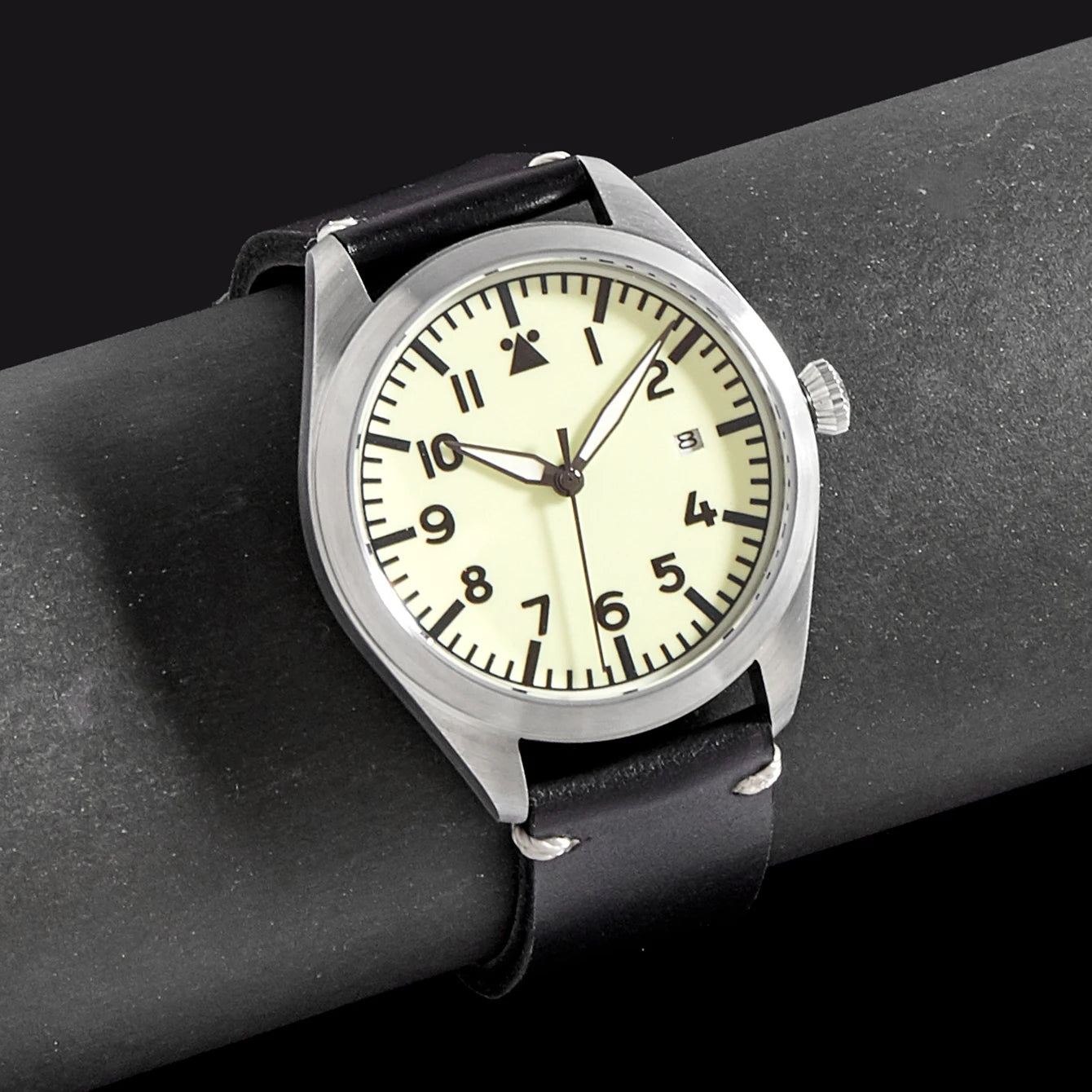 WWII Pilot Watch – German Flieger Aviator, Waterproof
