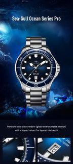 Ocean Series 40mm Automatic Diver’s Watch
