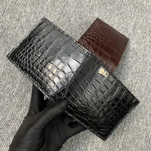 Men’s Full Crocodile Leather Wallet