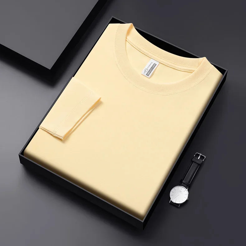 Men’s Cotton Long Sleeve T-Shirt