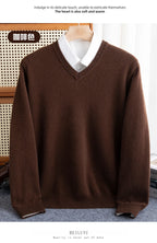 Merino Wool V-Neck Sweater