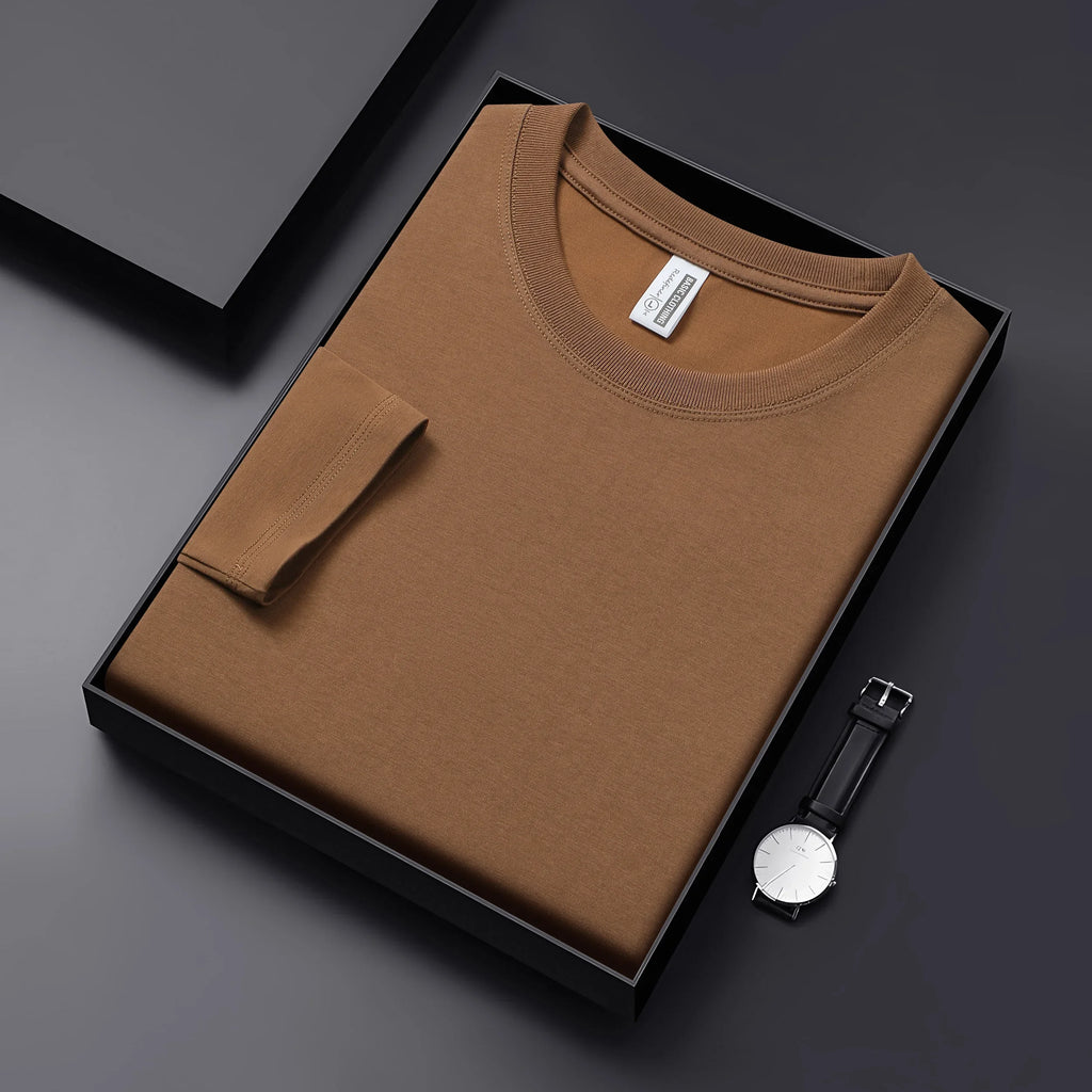 Men’s Cotton Long Sleeve T-Shirt