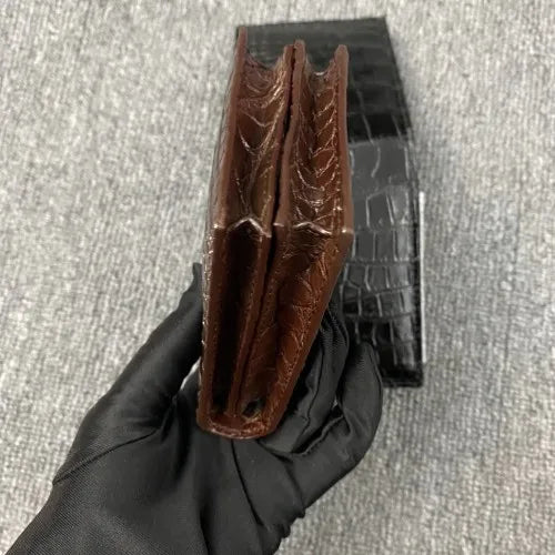 Men’s Full Crocodile Leather Wallet
