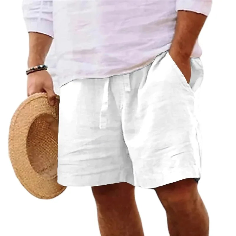 Men’s Cotton Linen Shorts