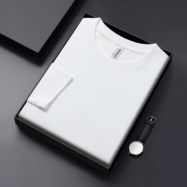 Men’s Cotton Long Sleeve T-Shirt