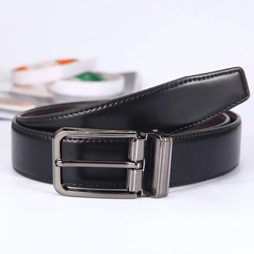 Premium Double-Sided Leather Belt for Men