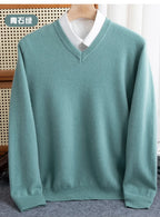 Merino Wool V-Neck Sweater