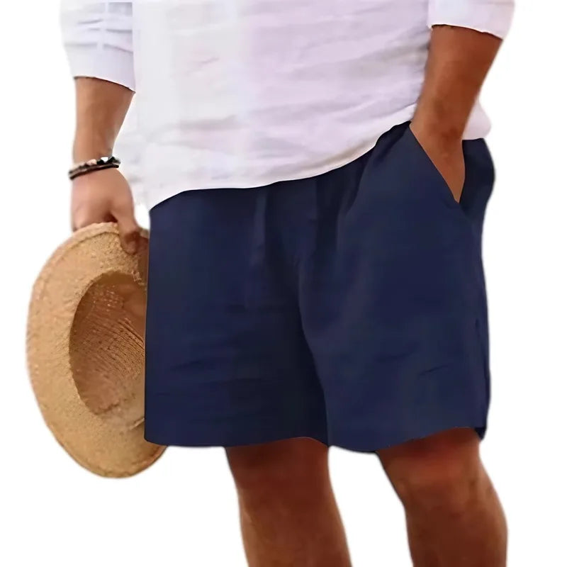 Men’s Cotton Linen Shorts