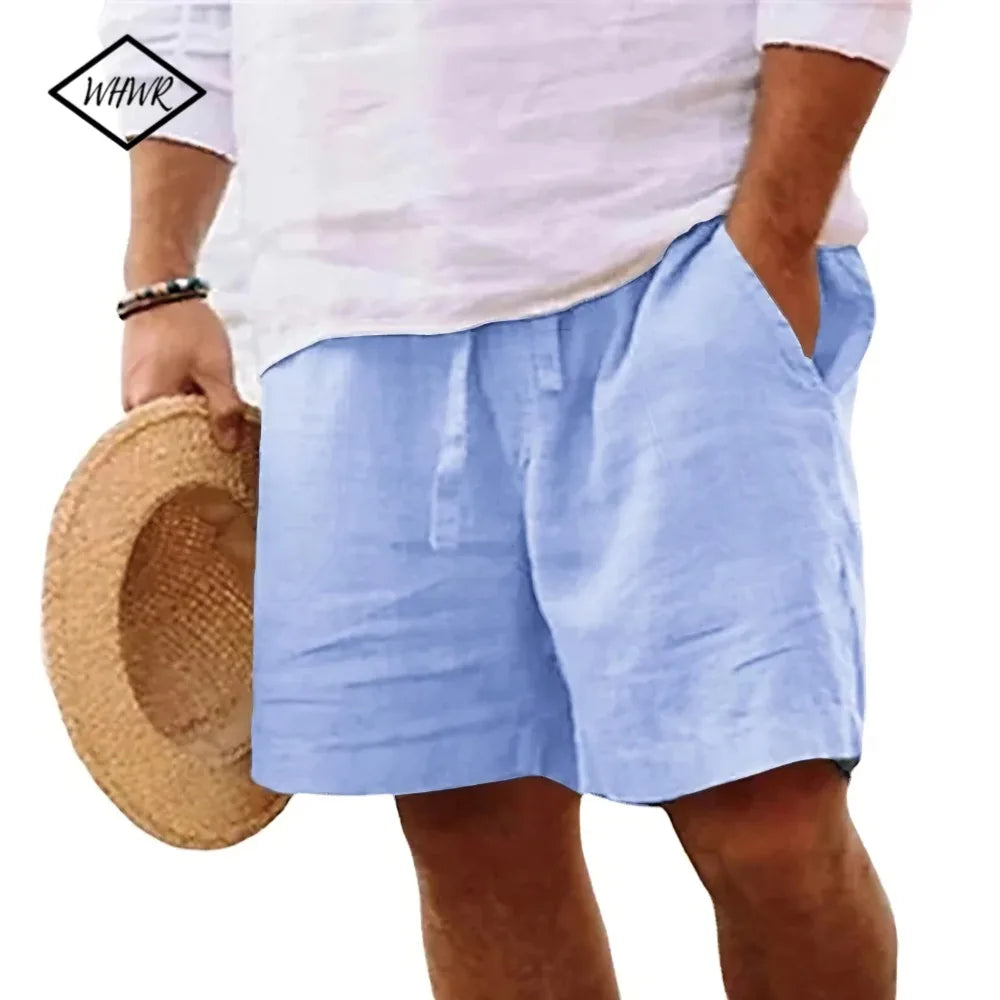 Men’s Cotton Linen Shorts