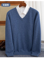 Merino Wool V-Neck Sweater