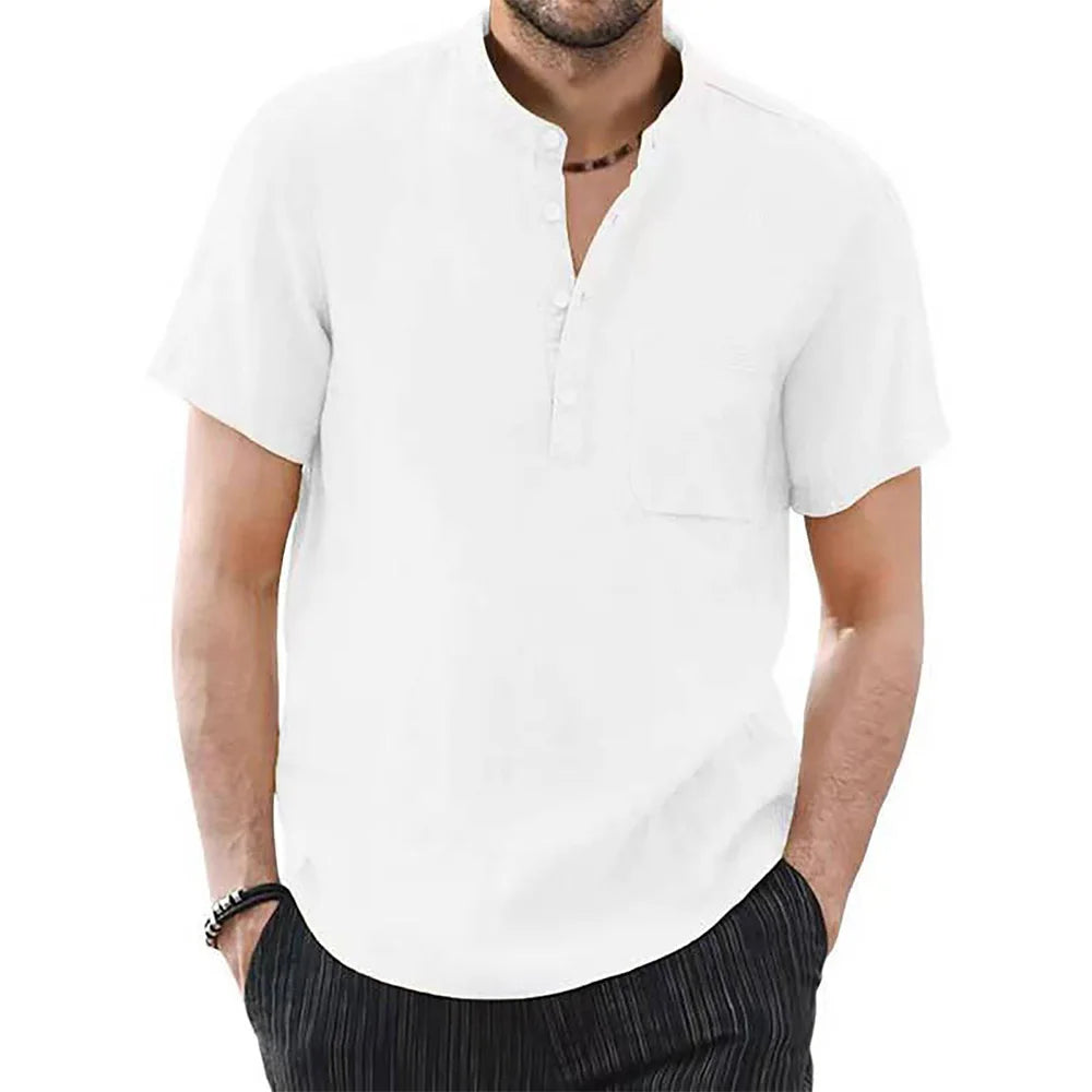 Men’s Cotton Linen T-Shirt