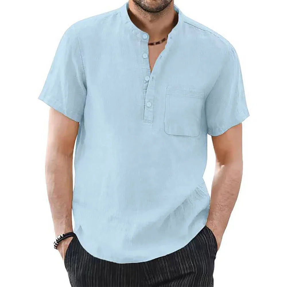 Men’s Cotton Linen T-Shirt