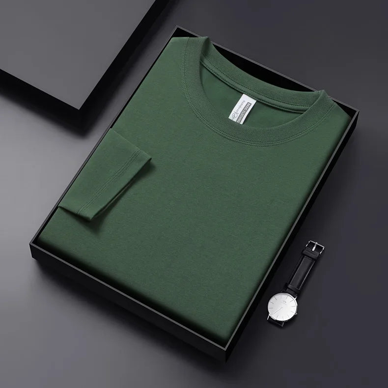 Men’s Cotton Long Sleeve T-Shirt