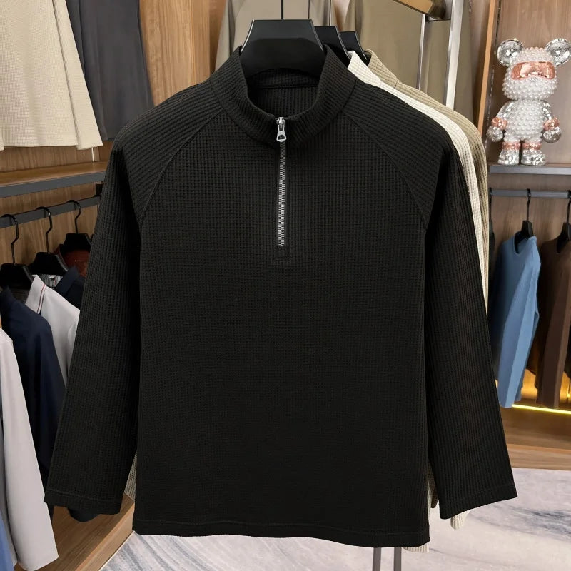 Classic Half-Zip Knit Sweater