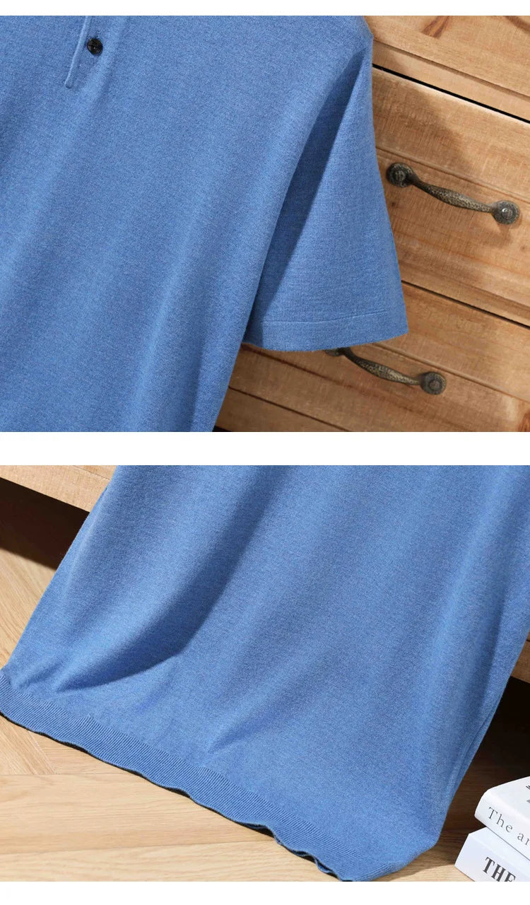 Merino Cashmere Polo Shirt