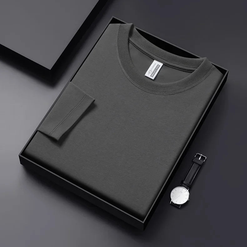 Men’s Cotton Long Sleeve T-Shirt