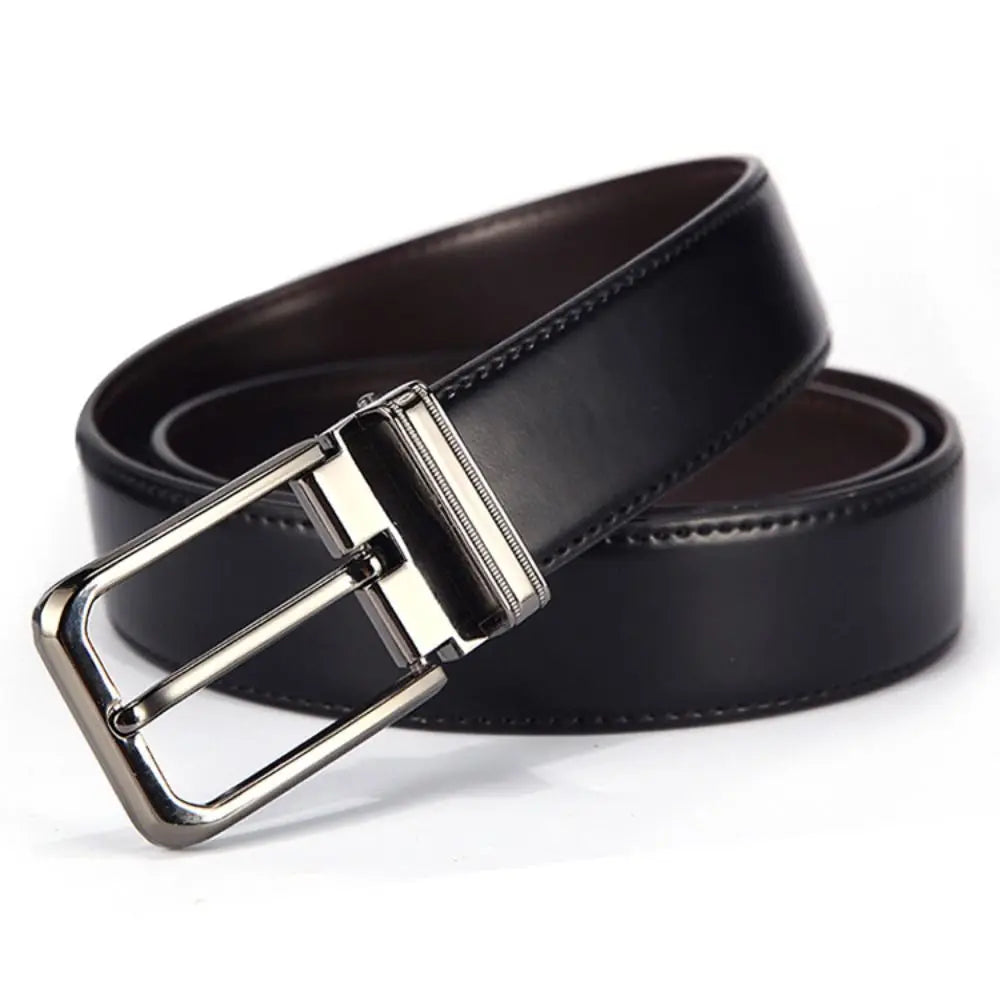 Premium Double-Sided Leather Belt for Men