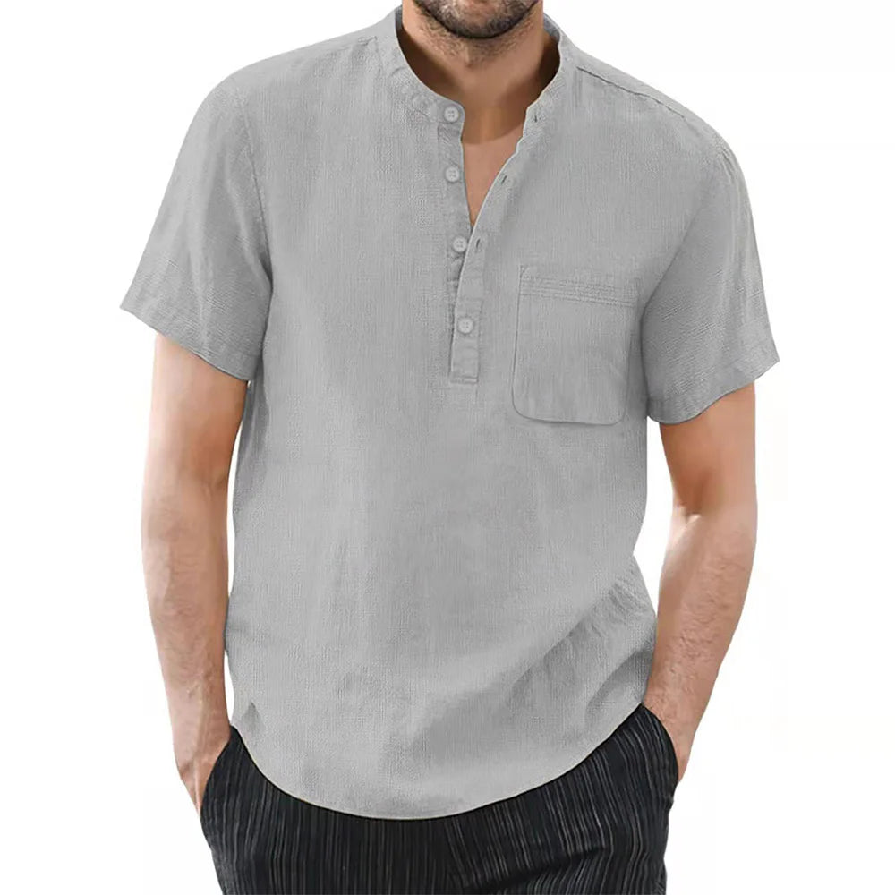 Men’s Cotton Linen T-Shirt