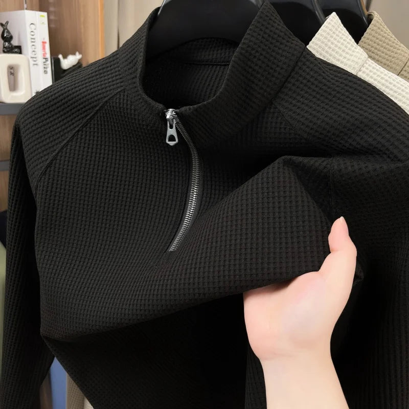 Classic Half-Zip Knit Sweater