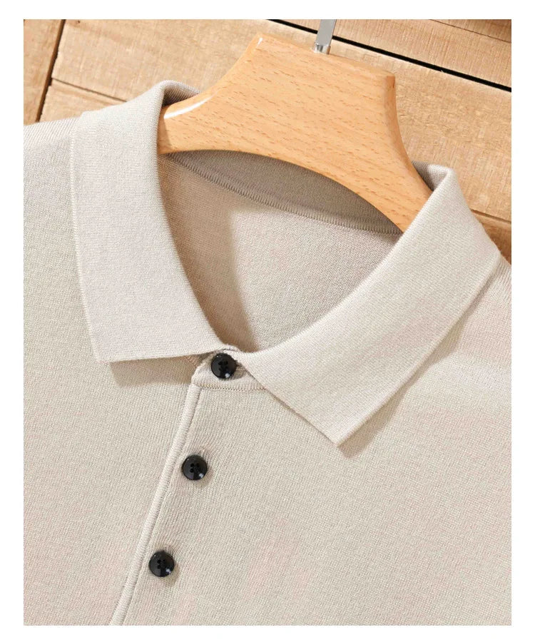 Merino Cashmere Polo Shirt
