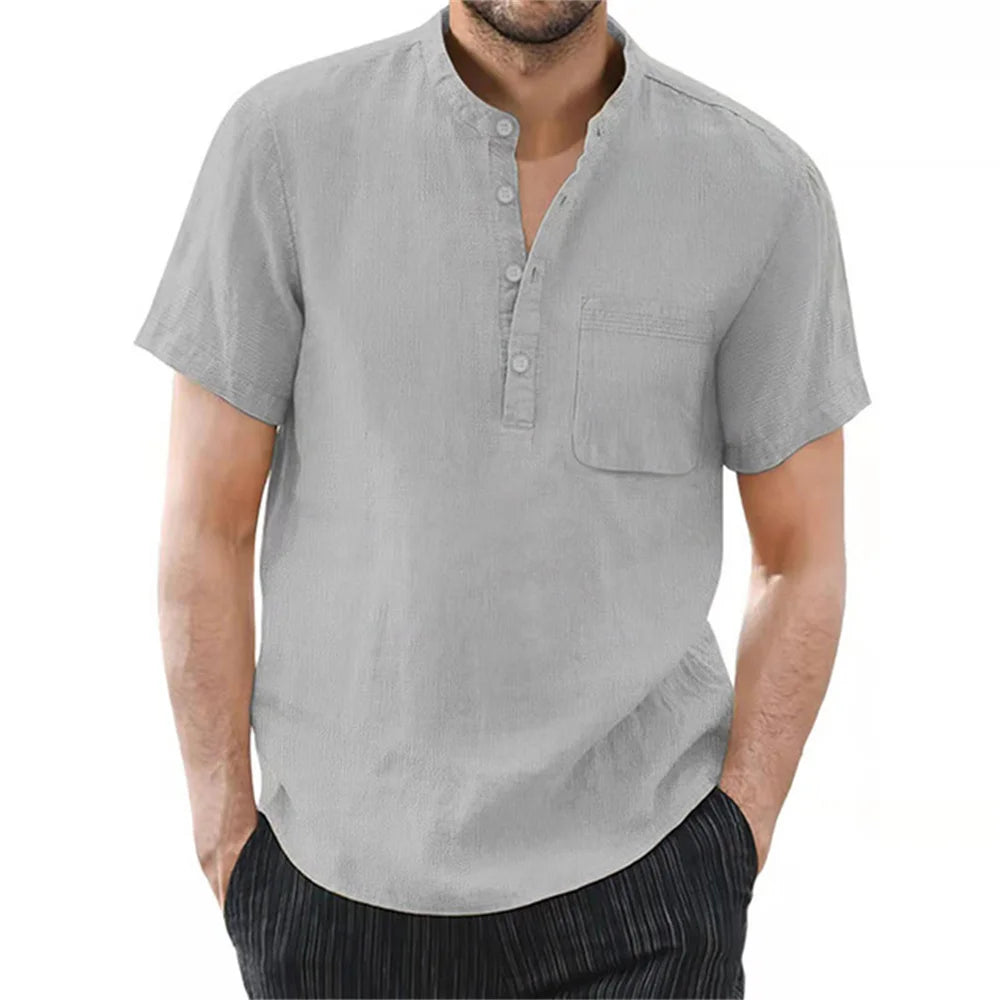 Men’s Cotton Linen T-Shirt