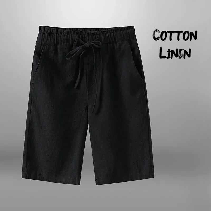 Men’s Cotton Linen Shorts