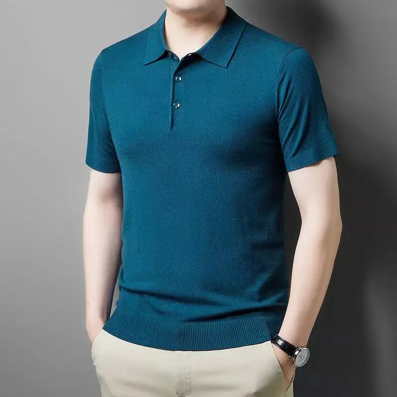 Merino Cashmere Polo Shirt