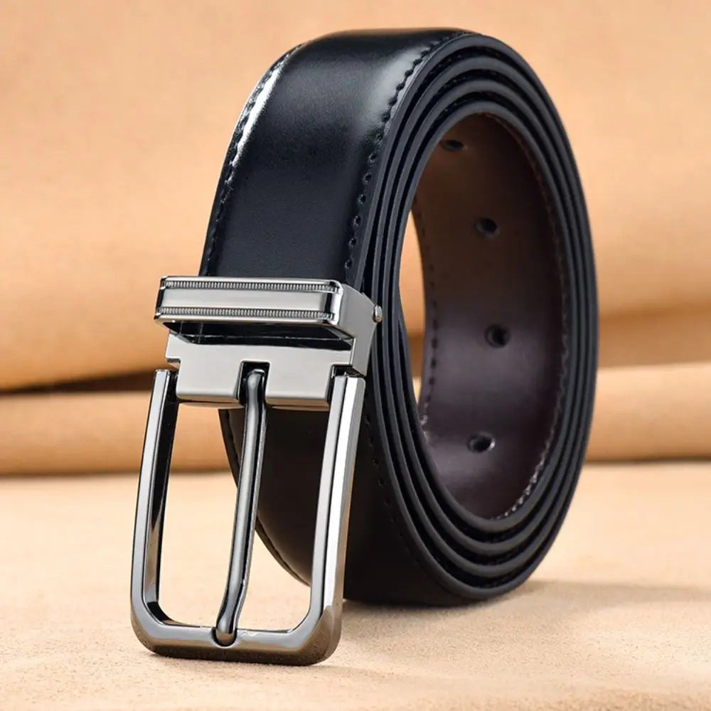 Premium Double-Sided Leather Belt for Men